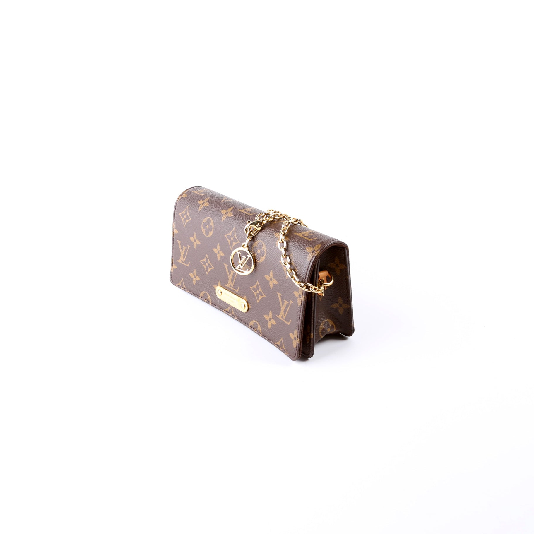 Louis Vuitton Wallet On Chain Lily Monogram
