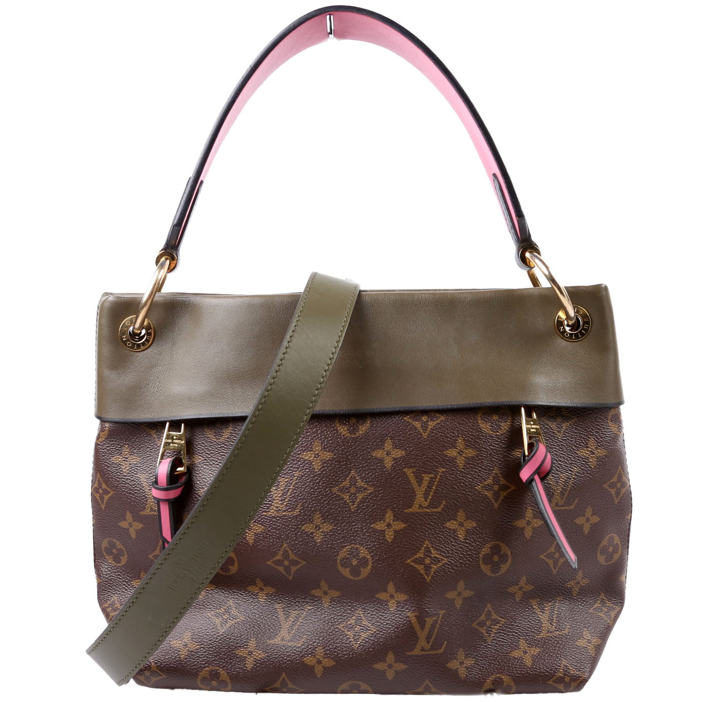 Louis Vuitton Tuileries Besace Hobo Monogram Pink/Green