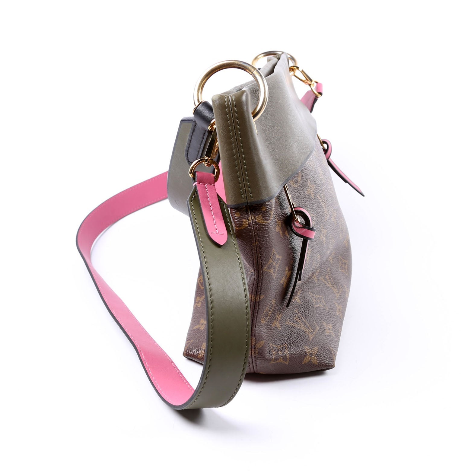 Louis Vuitton Tuileries Besace Hobo Monogram Pink/Green