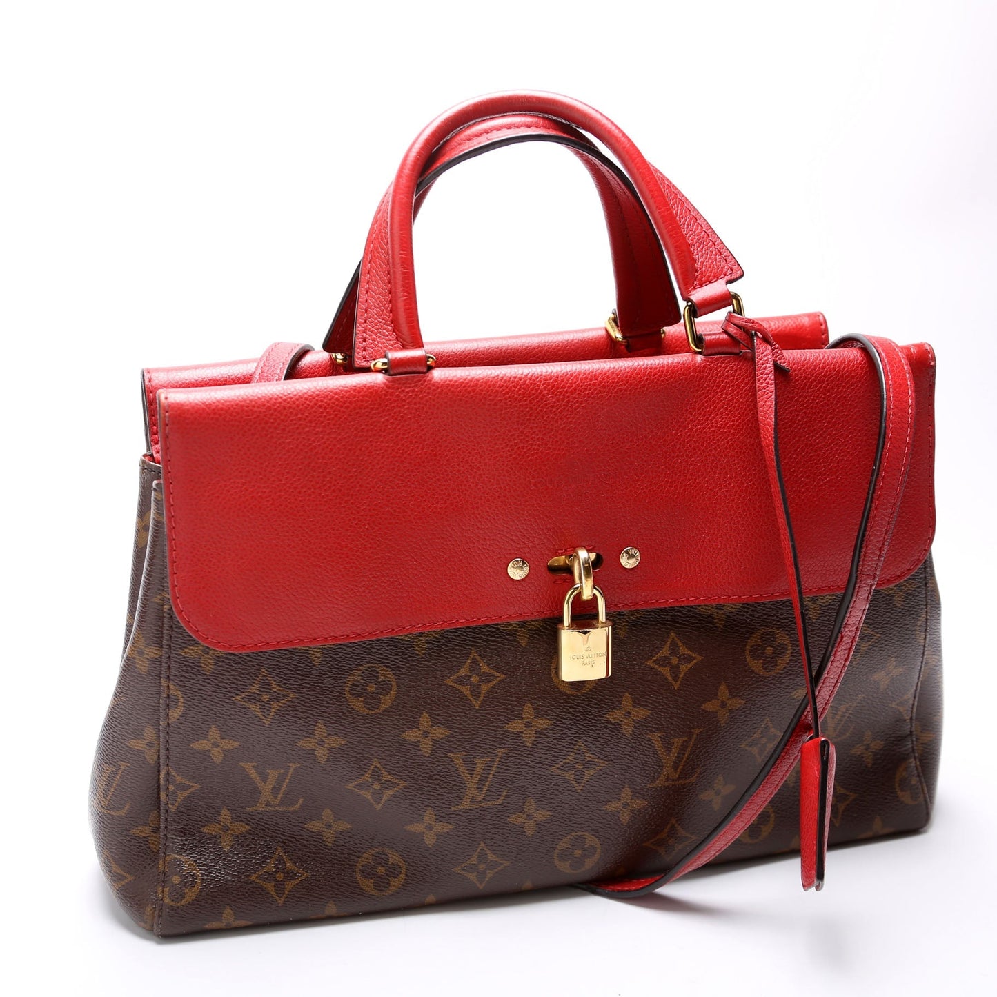 Louis Vuitton Venus Satchel Monogram Red