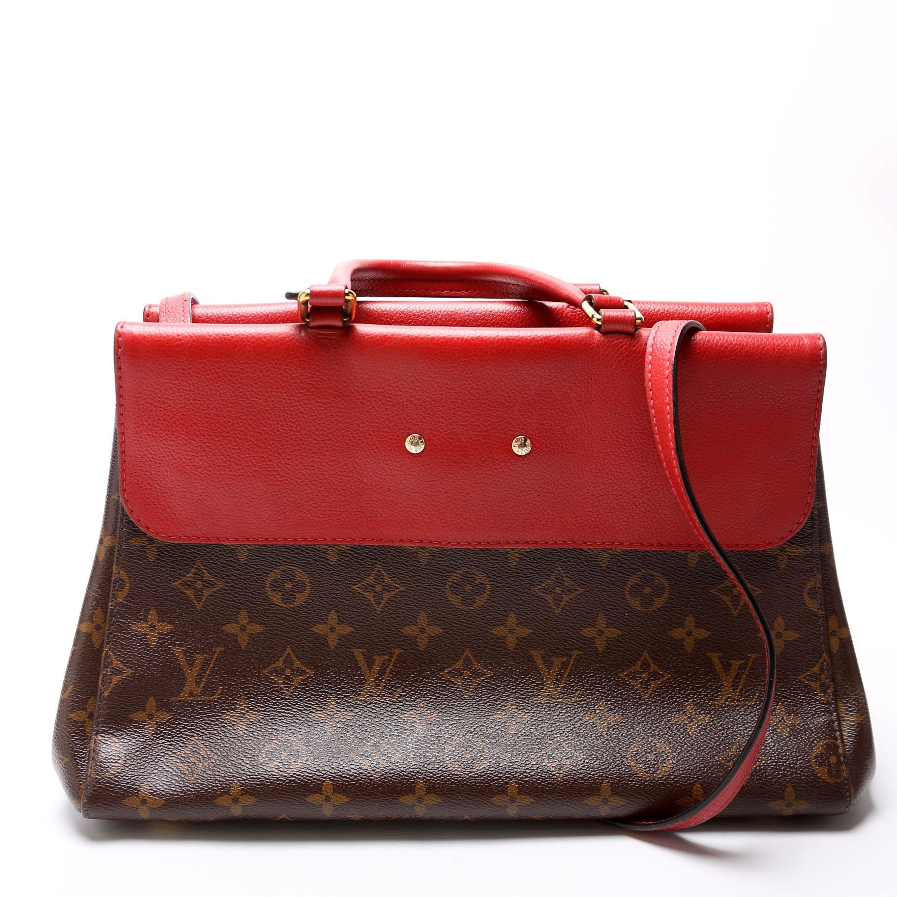 Louis Vuitton Venus Satchel Monogram Red