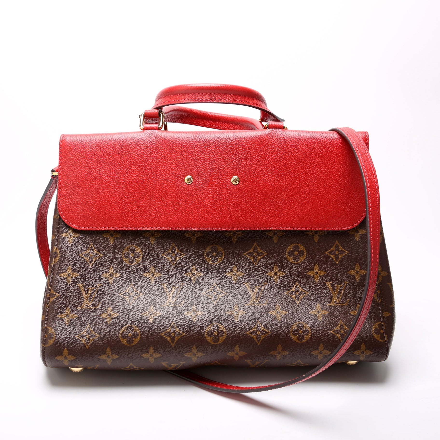 Louis Vuitton Venus Satchel Monogram Red