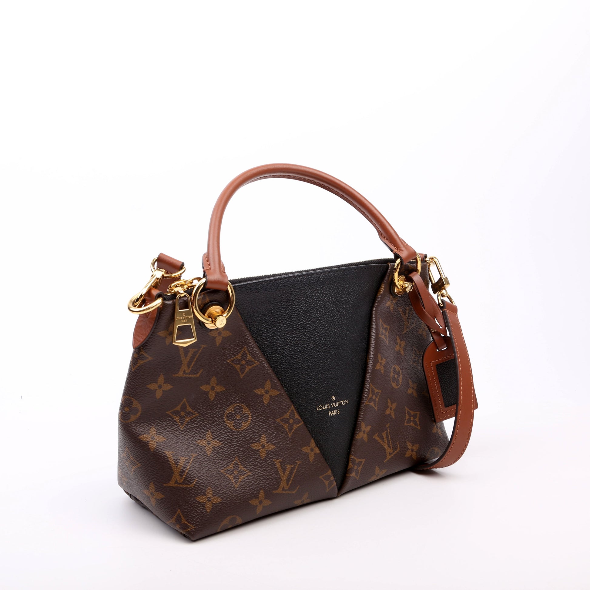 Louis Vuitton V Tote BB Monogram Black