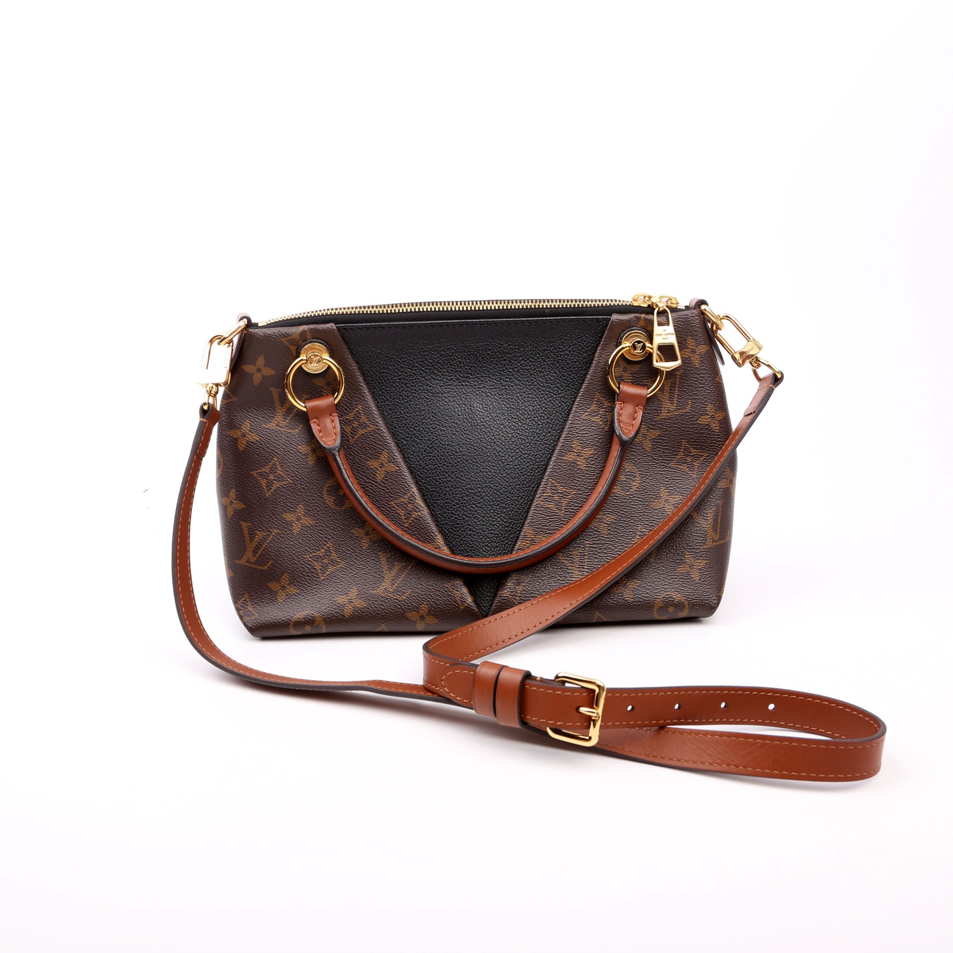 Louis Vuitton V Tote BB Monogram Black