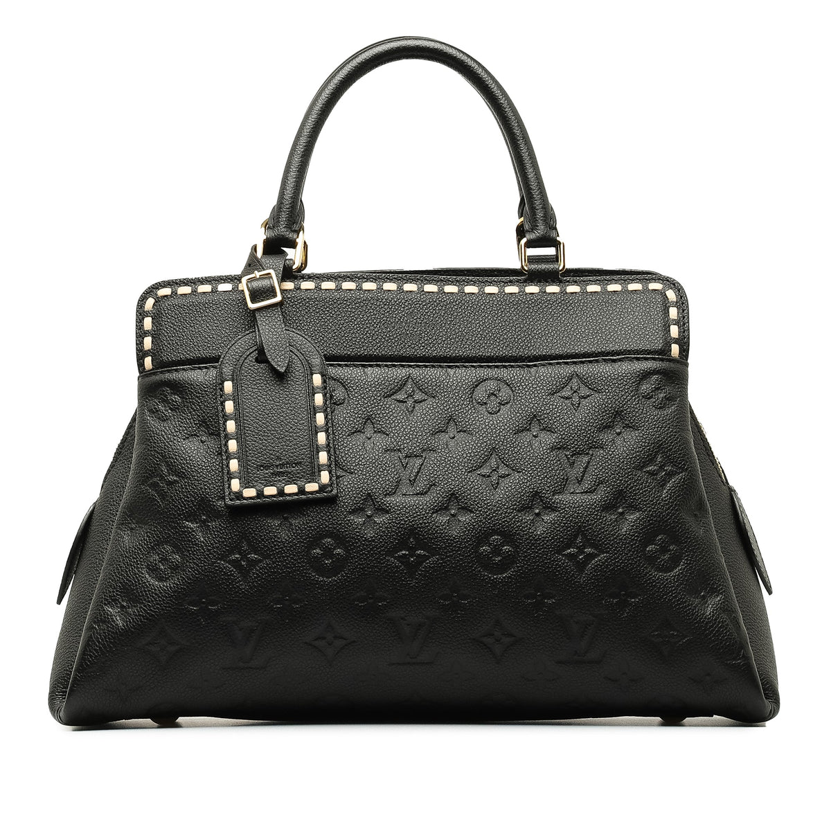 Black Louis Vuitton Monogram Empreinte Vosges MM Satchel