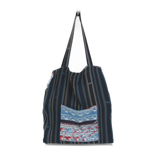 Luxury Hermes Silk Petit H Provisions Tote ( )