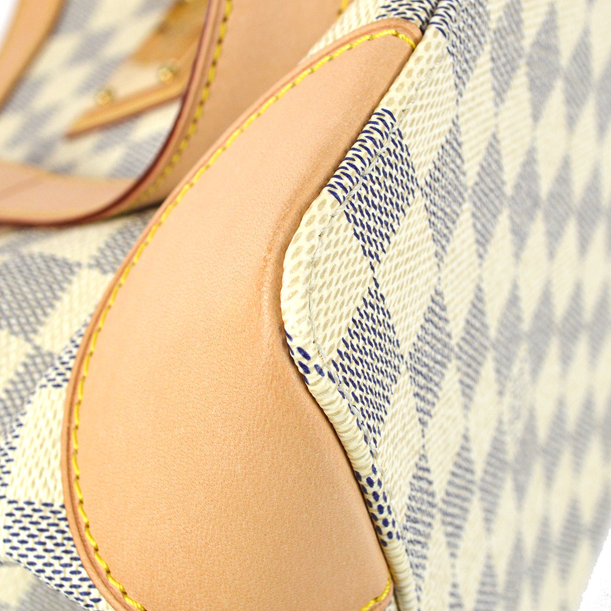 Louis Vuitton 2011 Damier Azur Hampstead PM Tote Handbag N51207