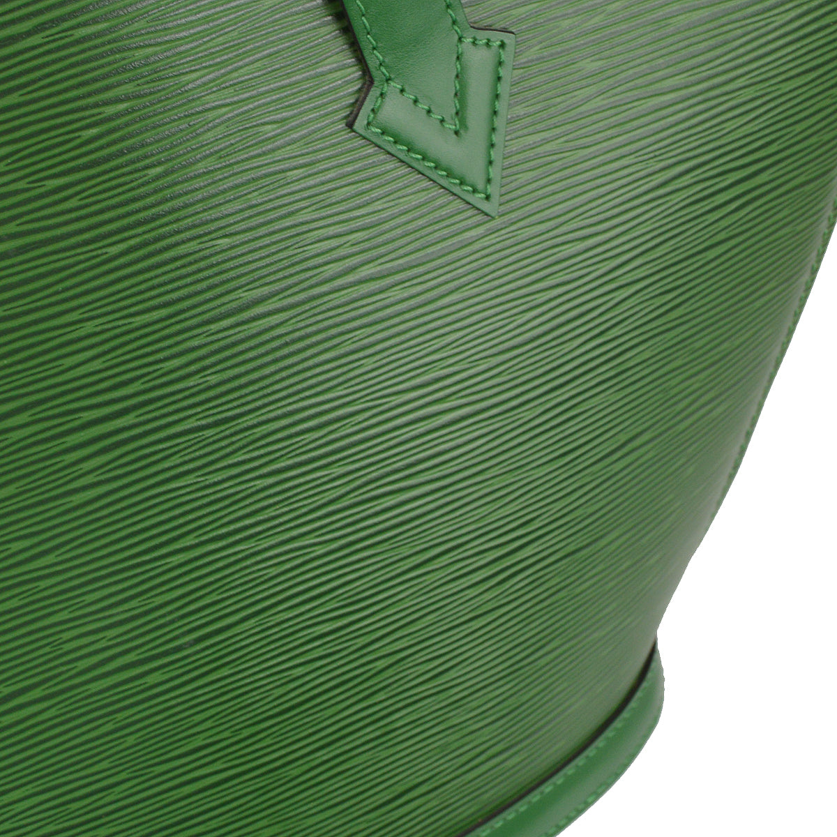 Louis Vuitton 1995 Green Epi Saint Jacques Tote Handbag M52274