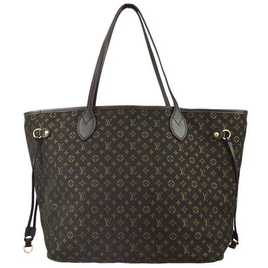 Louis Vuitton 2012 Brown Monogram Idylle Neverfull MM Tote Bag M40513