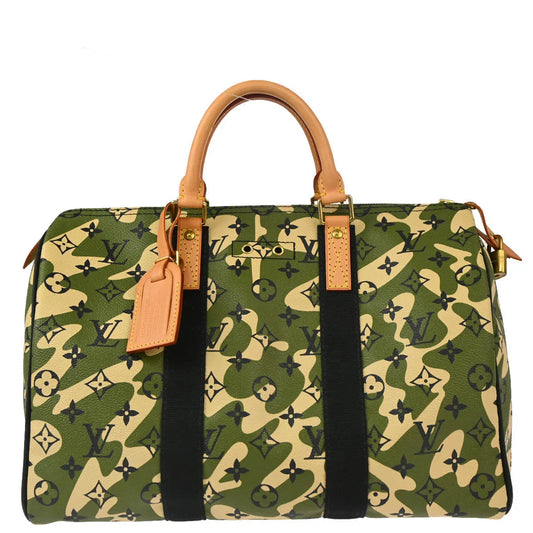 Louis Vuitton 2008 Green Monogramouflage 35 Handbag M95773