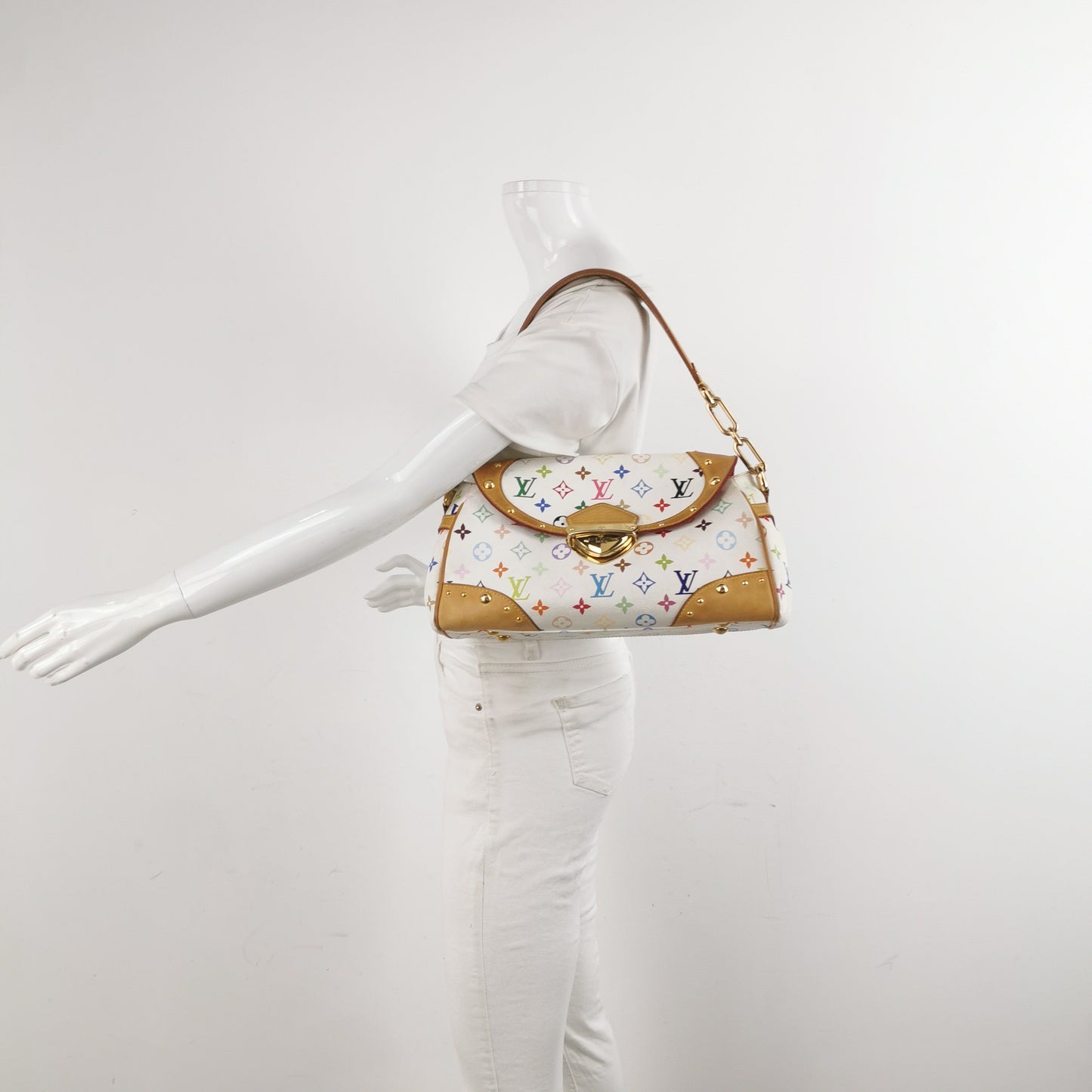 Louis Vuitton x Takashi Murakami Beverly Medium Shoulder Bag