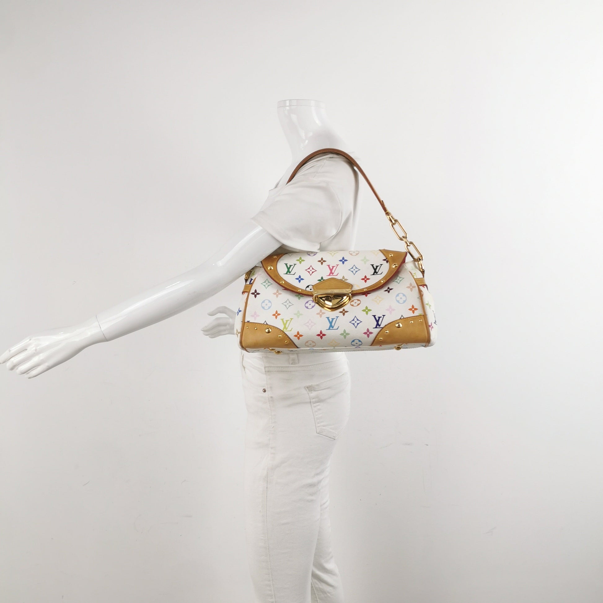 Louis Vuitton x Takashi Murakami Beverly Medium Shoulder Bag