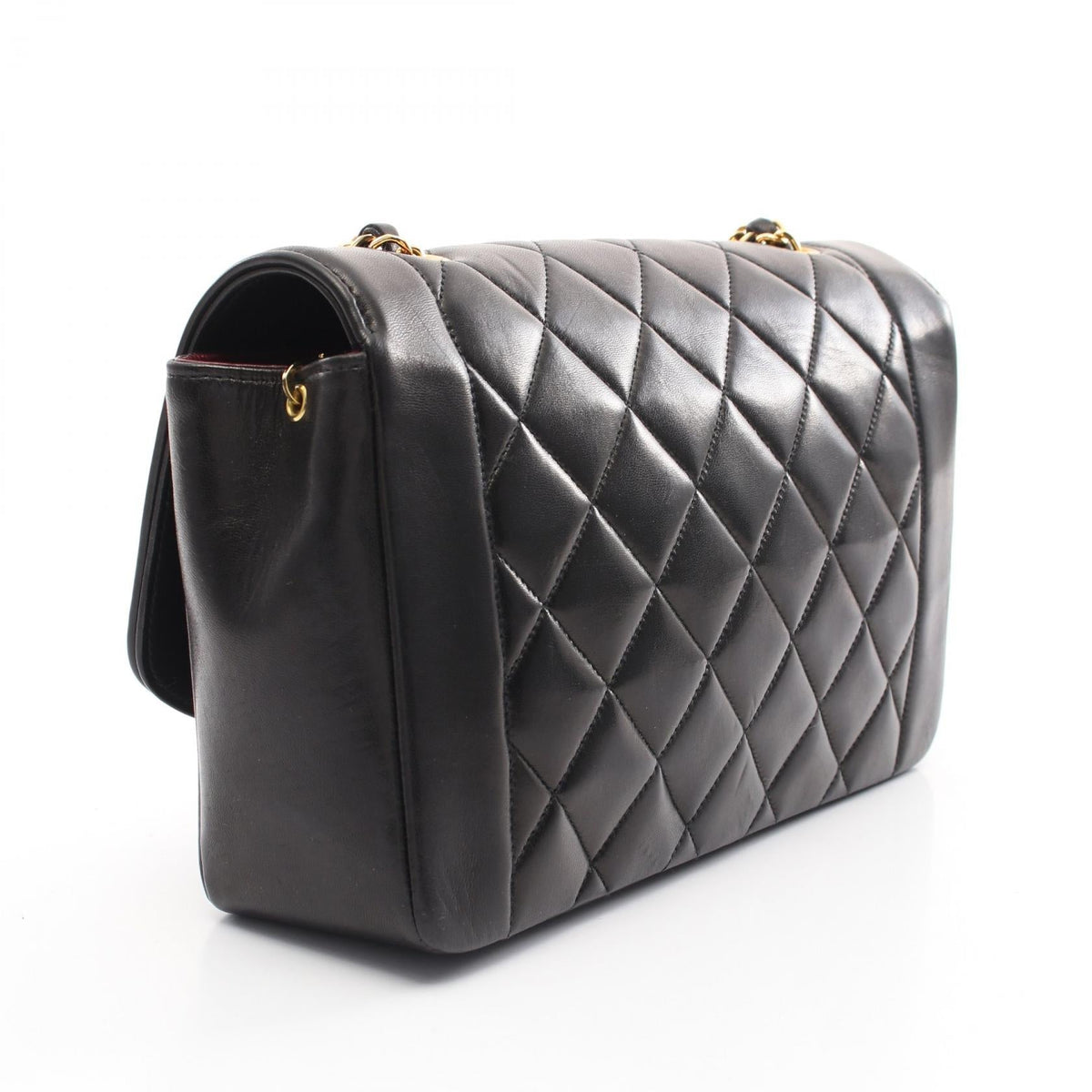 Chanel Matelasse Diana Flap Lambskin Shoulder Bag