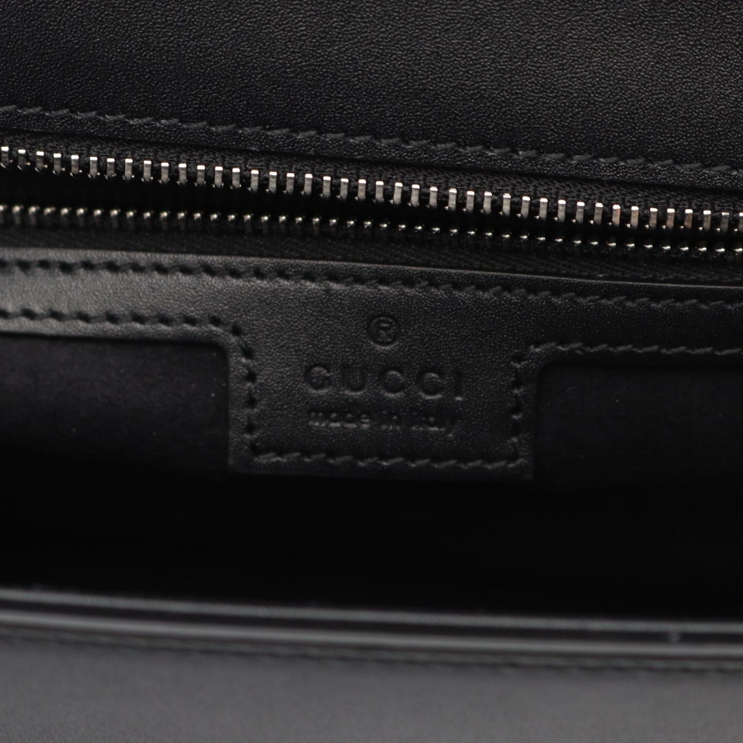 Gucci Double G Leather Shoulder Bag