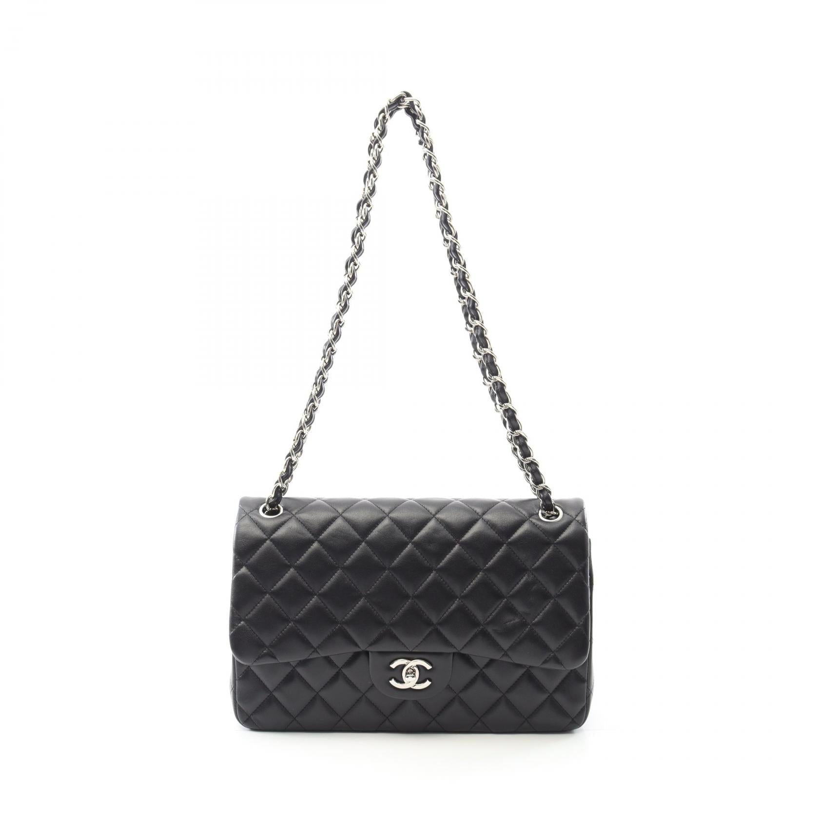 Chanel Classic Flap Bag Lambskin Shoulder Bag