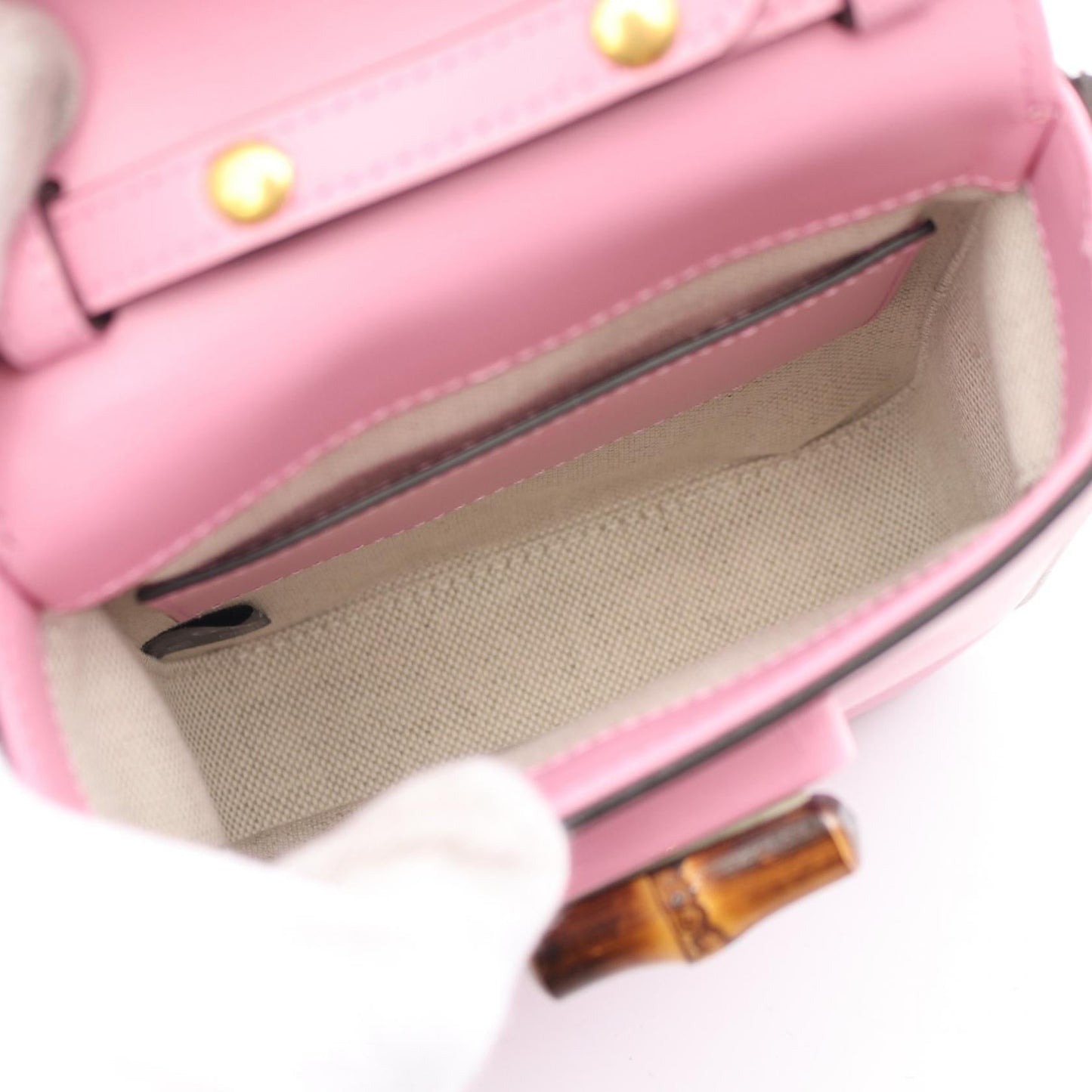 Gucci Bamboo Leather Handbag