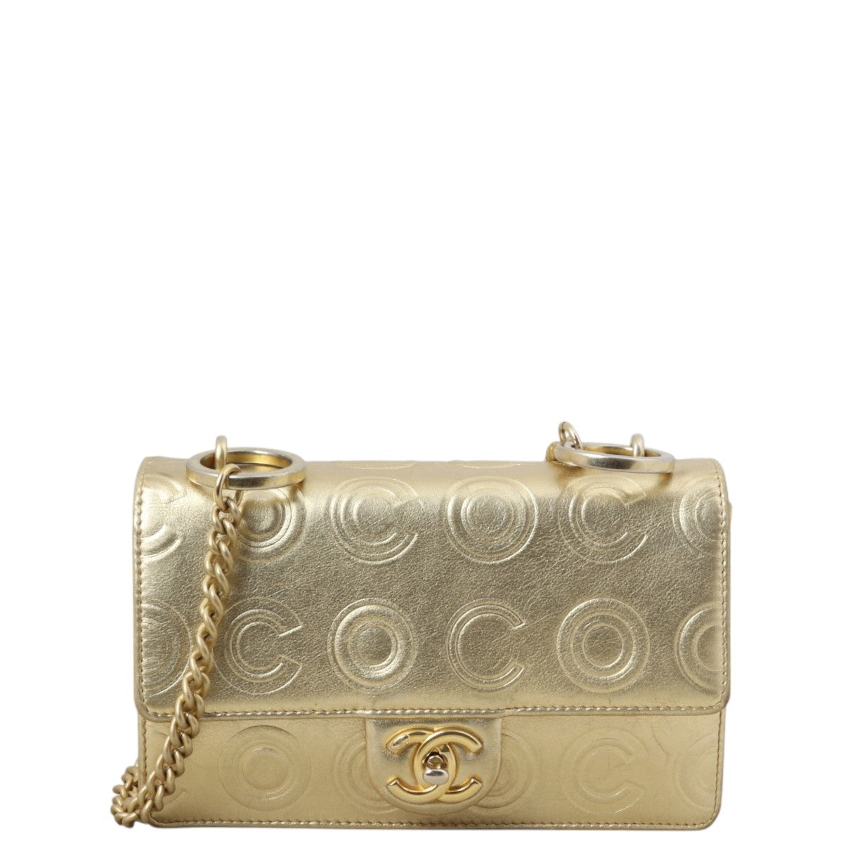 Chanel Coco Embossed Flap Bag