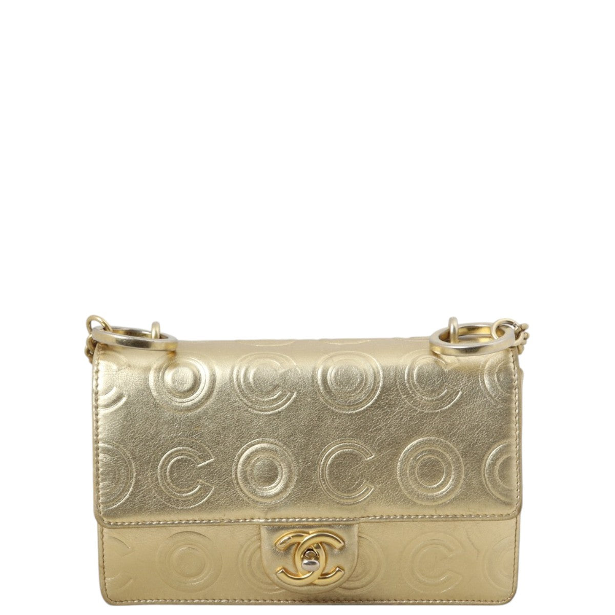 Chanel Coco Embossed Flap Bag