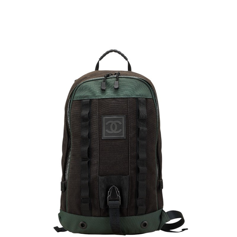 Chanel Coco Mark Sports Line Canvas Nylon Backpack