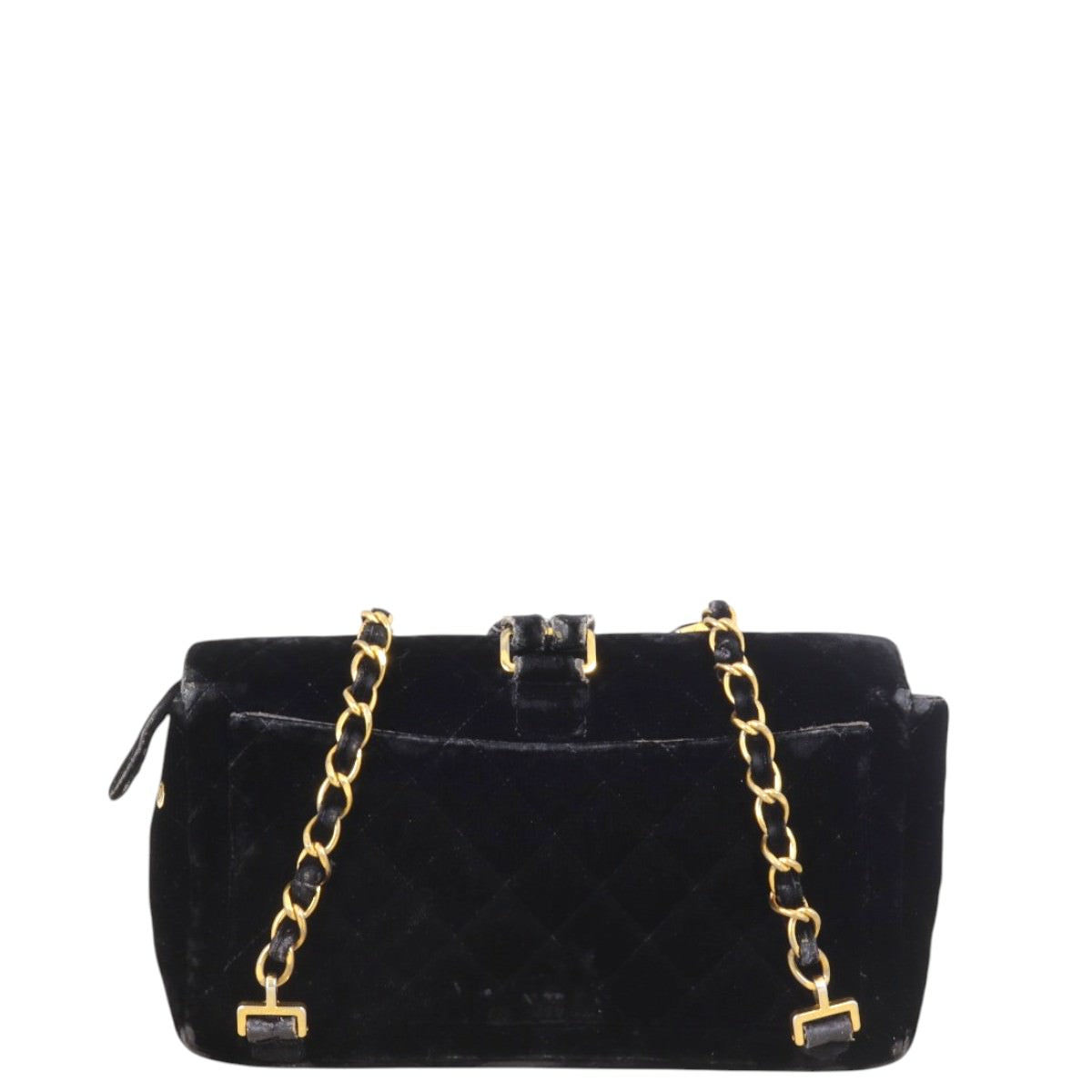 Chanel CC Flap Chain Backpack Velvet