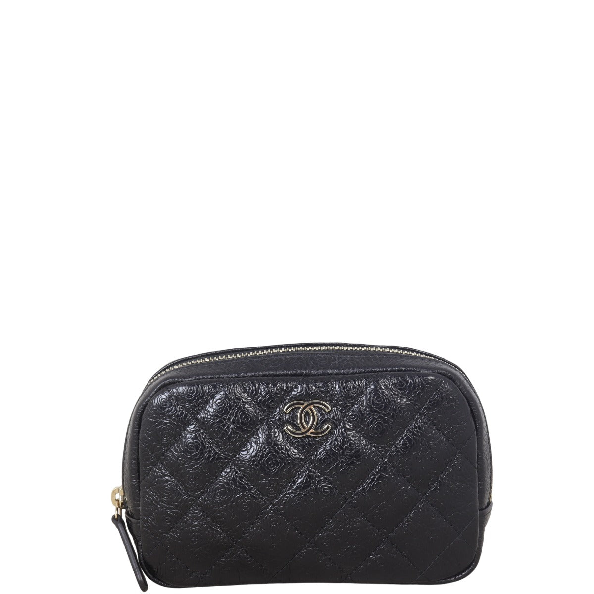 Chanel Camellia Curvy Cosmetic Case Small