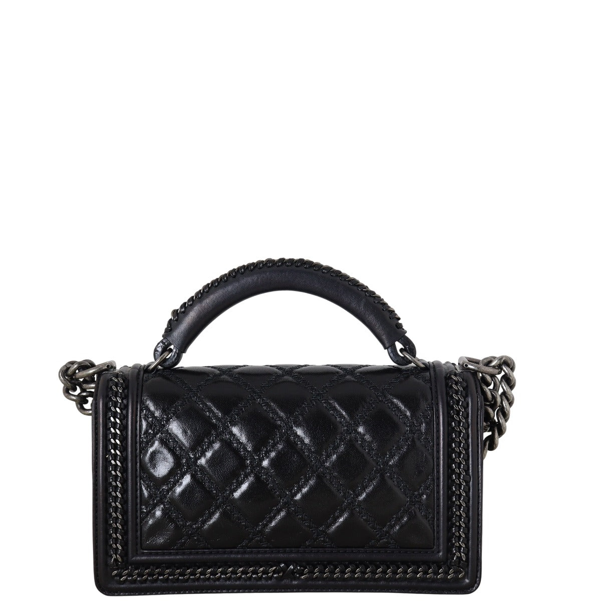 Chanel Boy Old Medium Top Handle Paris-Rome