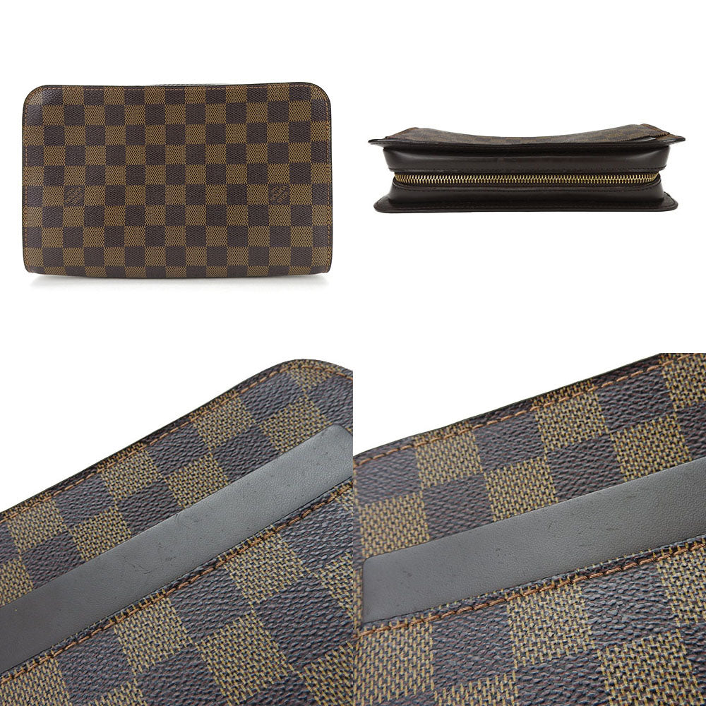 LOUIS VUITTON business bag N51993 Damier Brown Saint Louis mens