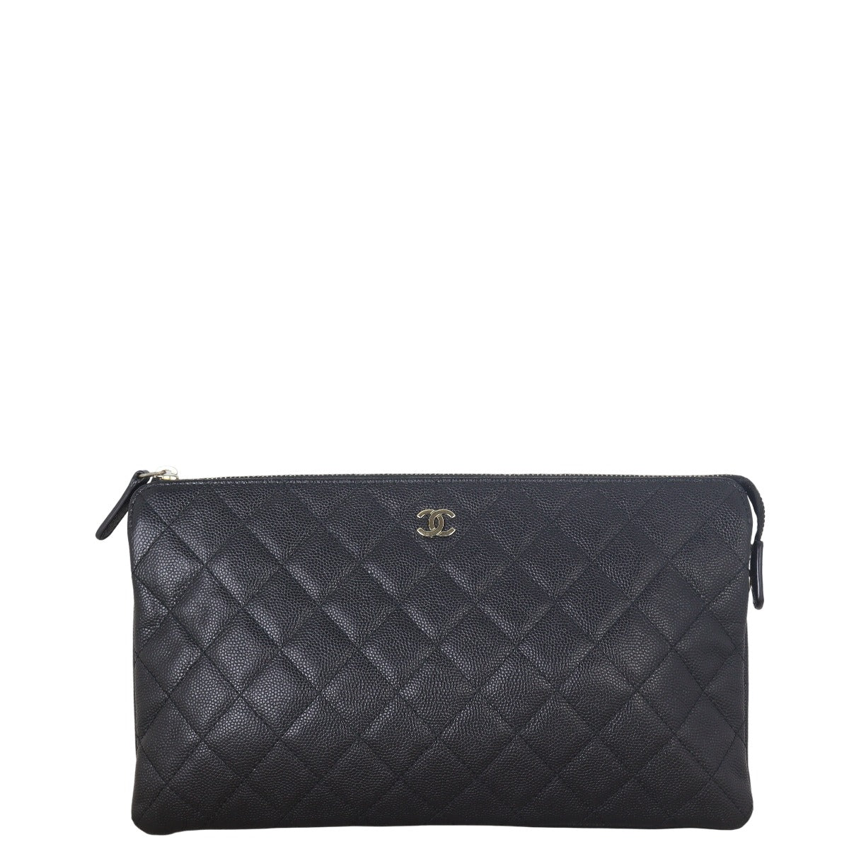 Chanel Classic Double Pocket Zip Pouch