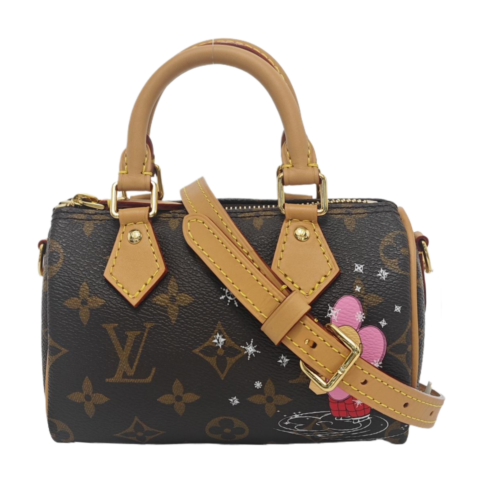 Louis Vuitton x Takashi Murakami Speedy Nano Monogram with Flower Crossbody Bag