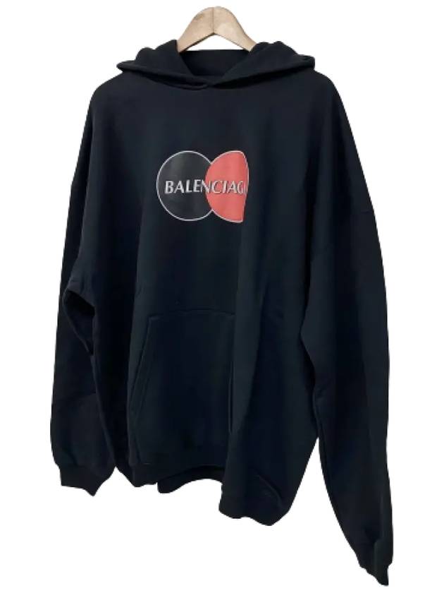 Luxury Balenciaga Trending 2025 Logo Print Over Fit Hoodie Black