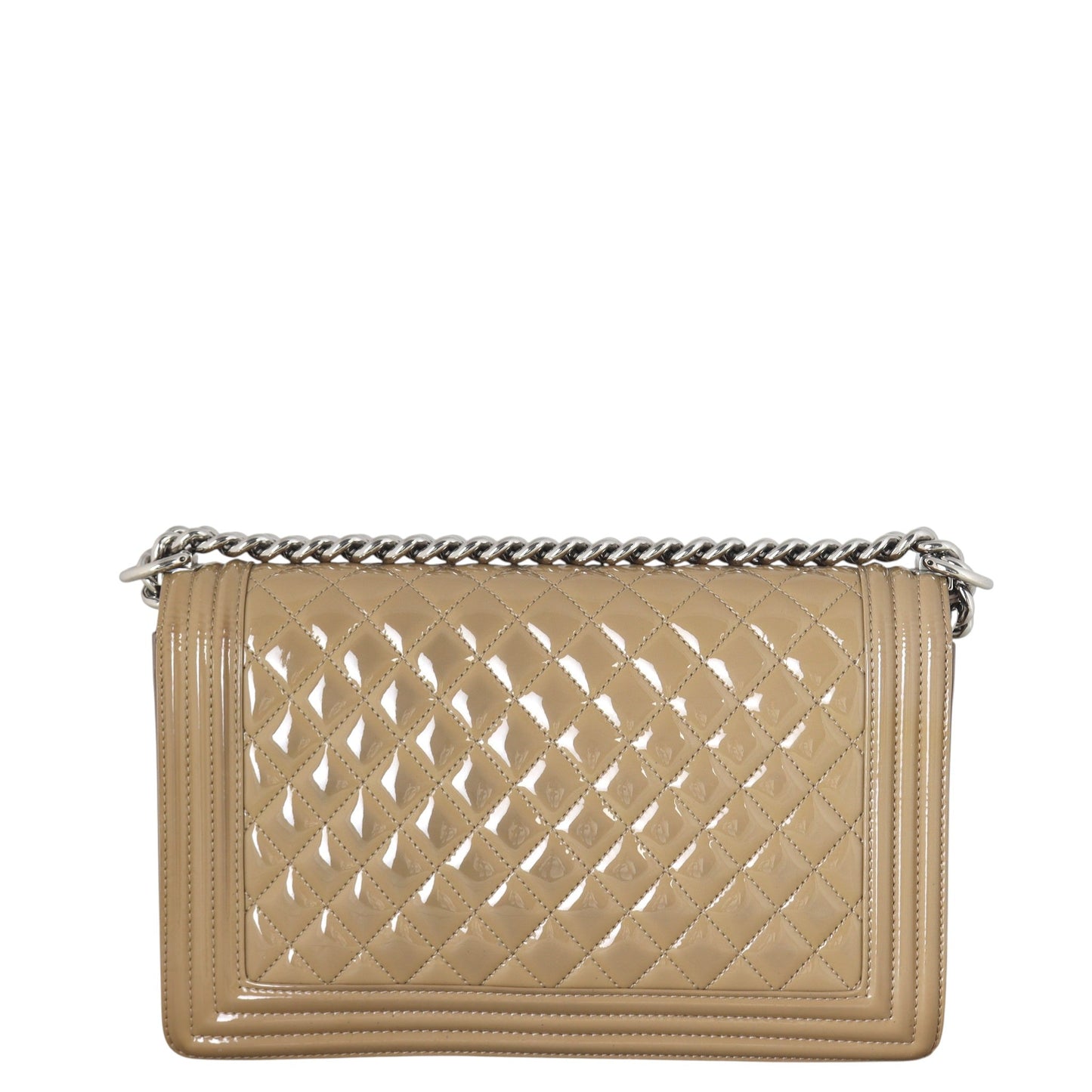 Chanel Boy New Medium Plexiglass Patent