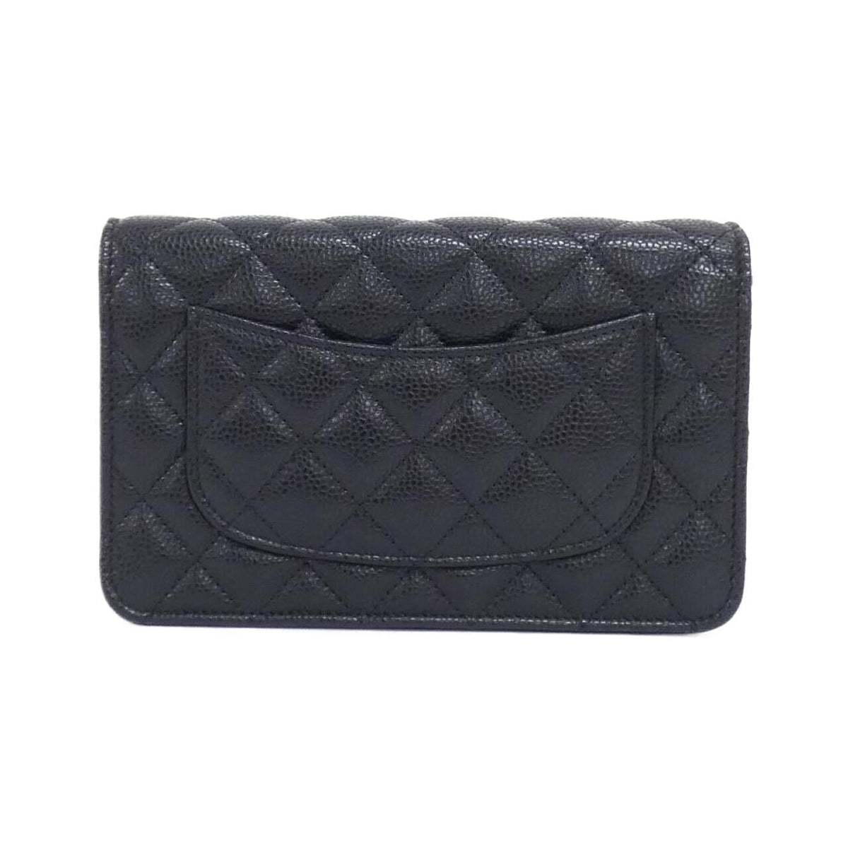 Chanel Caviar Skin Wallet on Chain Crossbody