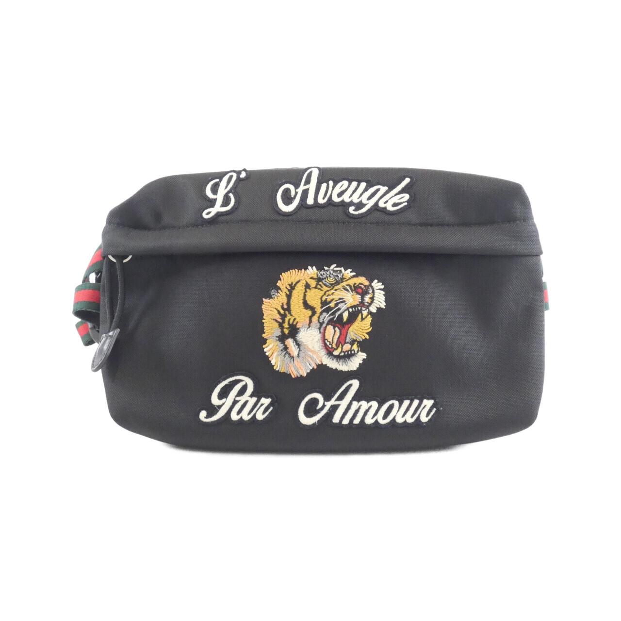 Gucci 477085 K1NTX Techno Canvas Waist Bag