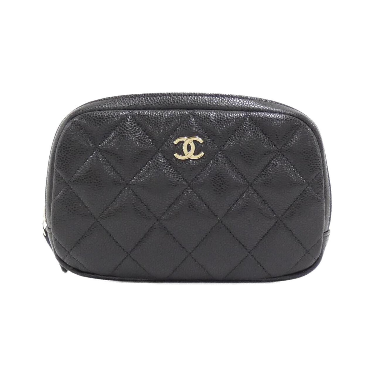 Chanel Timeless Classic Caviar Skin Pouch