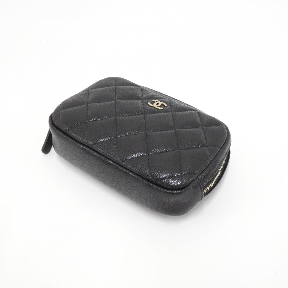 Chanel Timeless Classic Caviar Skin Pouch
