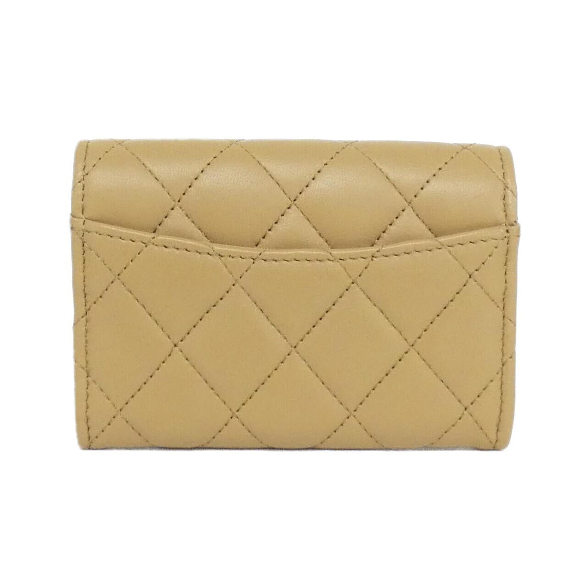 Chanel Timeless Classic Line Lambskin Card Case Handbag