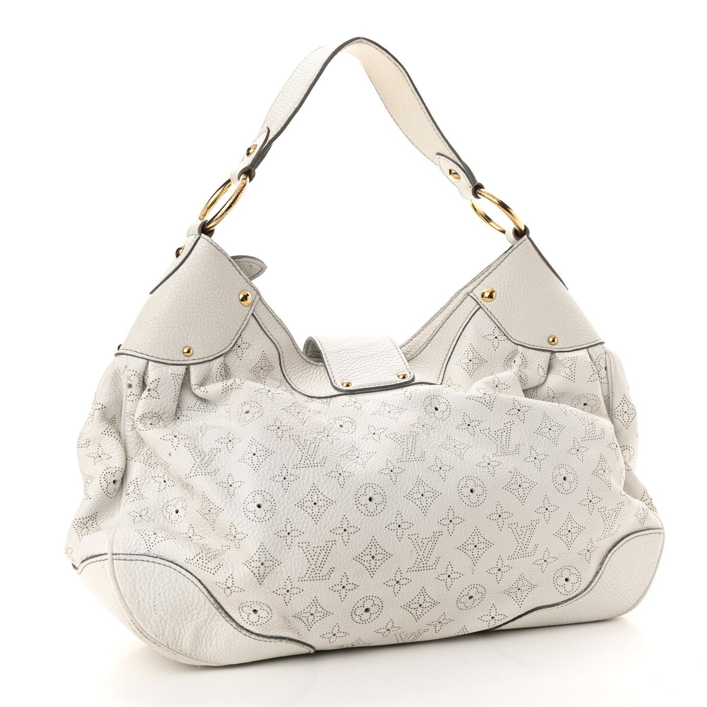 LOUIS VUITTON MAHINA LEATHER SOLAR PM BAG