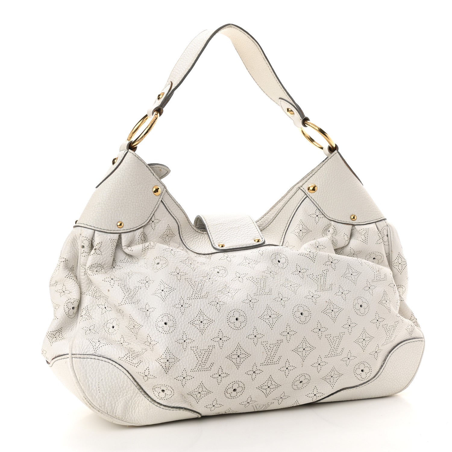 LOUIS VUITTON MAHINA LEATHER SOLAR PM BAG