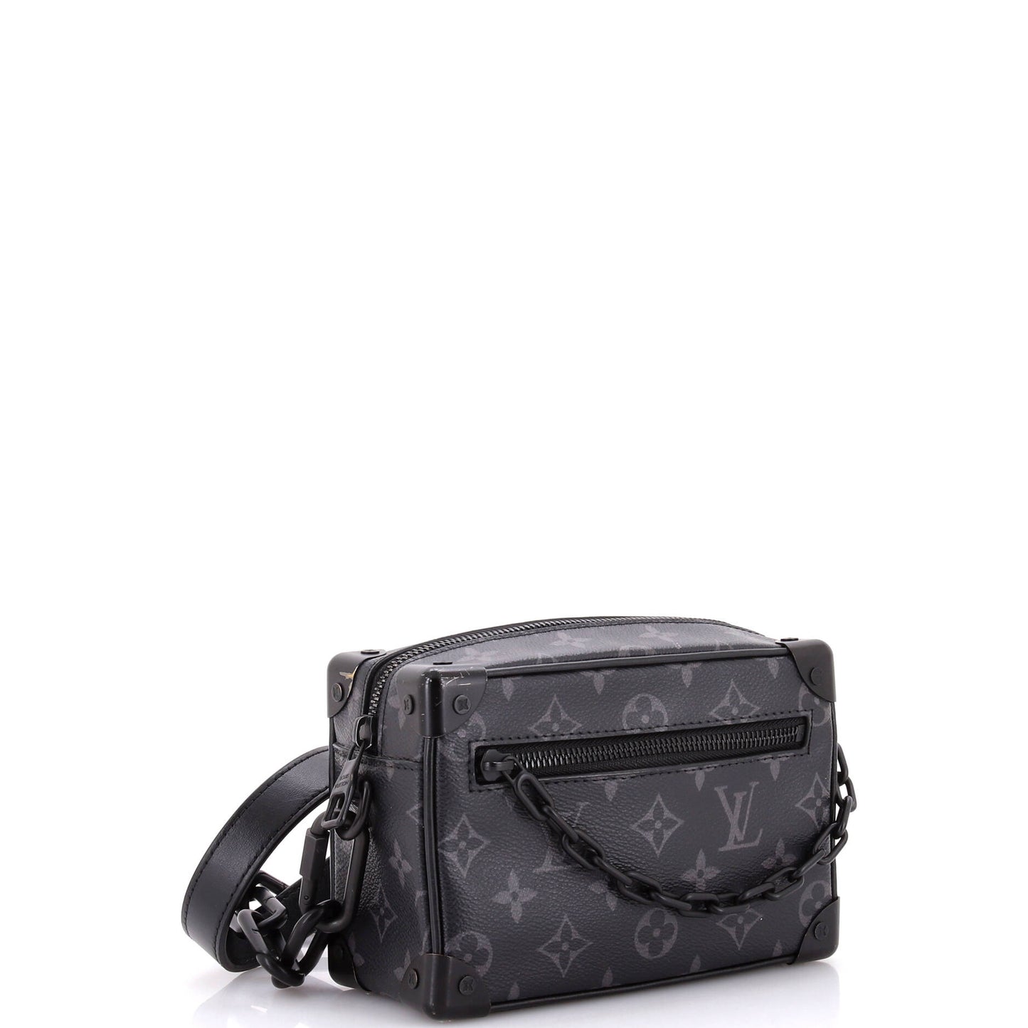 Louis Vuitton Soft Trunk Bag Monogram Eclipse Canvas Mini
