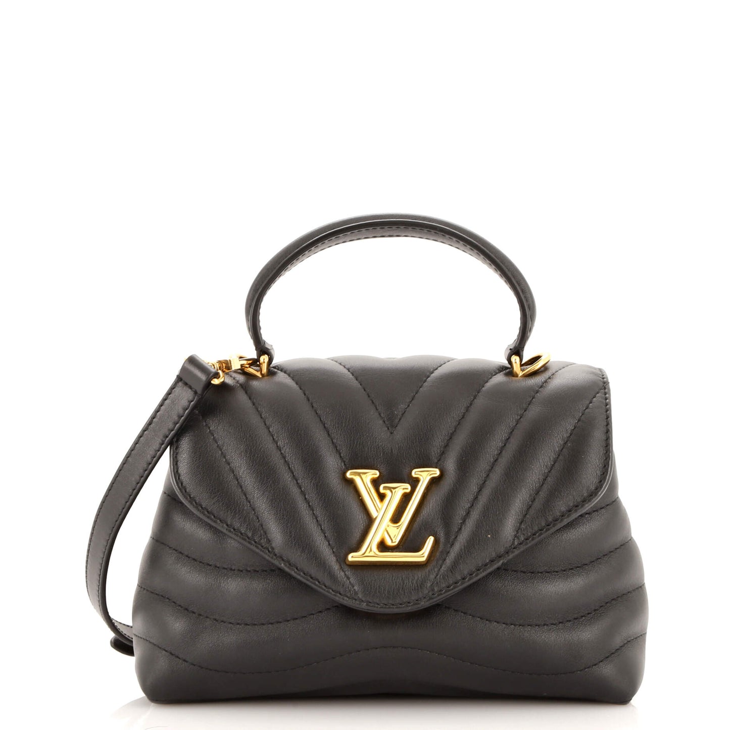 Louis Vuitton New Wave Hold Me Top Handle Bag Quilted Leather