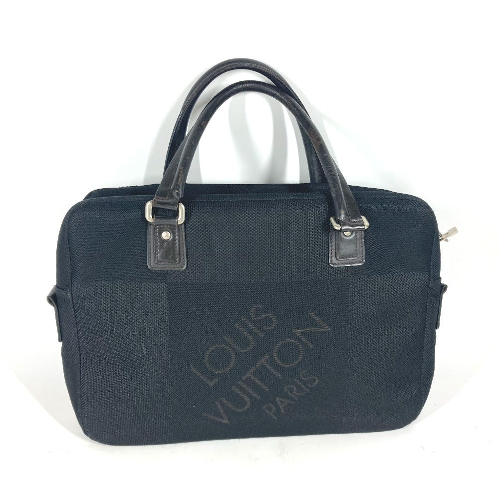 LOUIS VUITTON Business bag M93082 Damier Jean Canvas black Damier Jean Yak