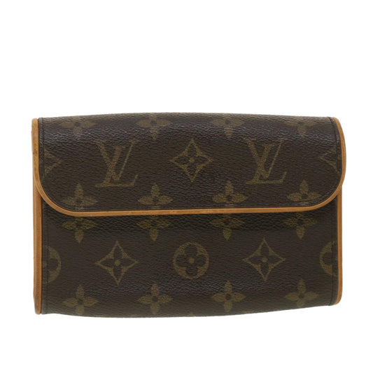 LOUIS VUITTON Monogram Pochette Florentine Waist Bag M51855 LV 38610