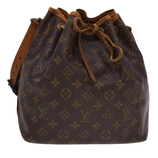 LOUIS VUITTON Monogram Petit Noe Shoulder Bag M42226 LV 39980