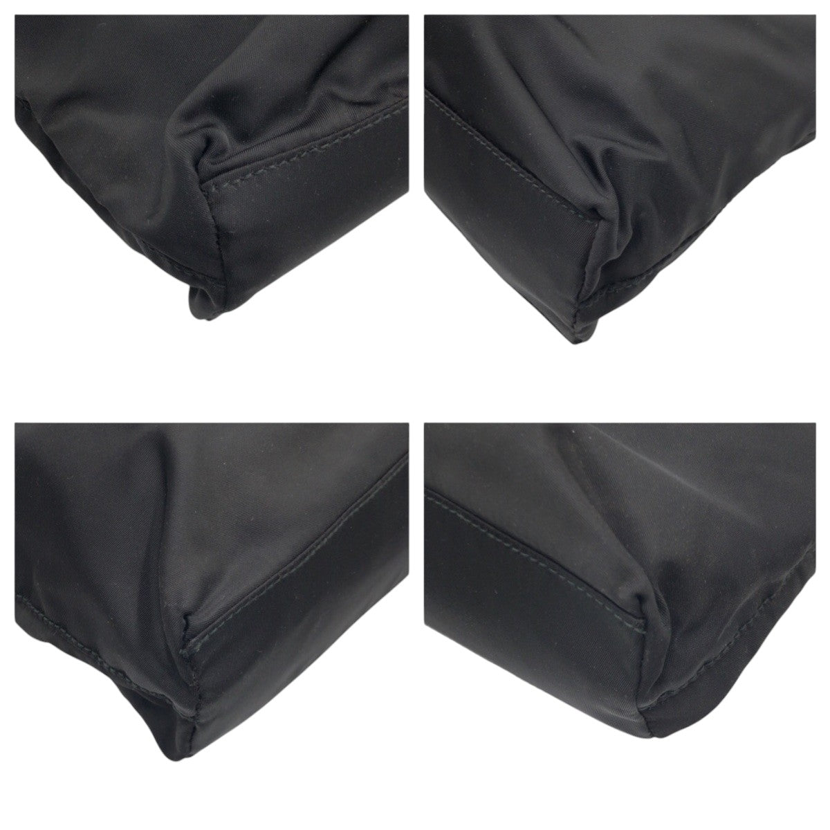 PRADA Tote Bag Nylon Black black Tote Bag Shoulder Bag Handbag Test Triangular logo Women - Style 2