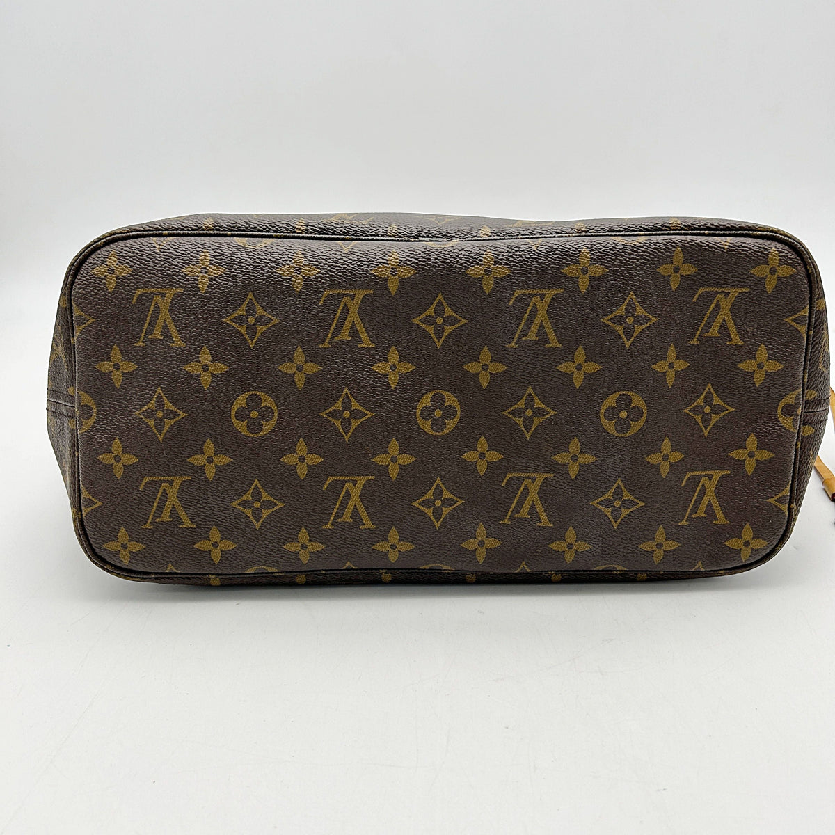 Flower tote cloth handbag Louis Vuitton Brown in Cloth LA19677
