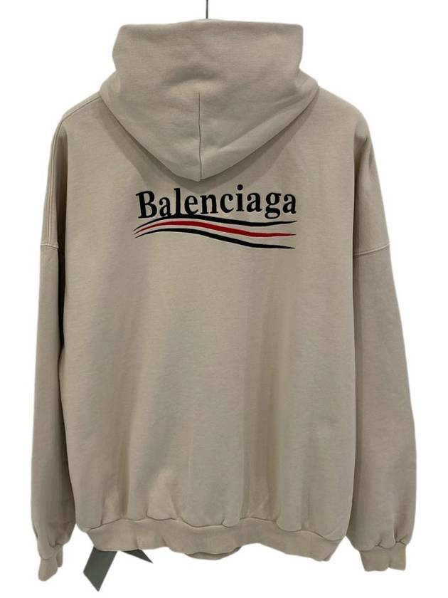 Luxury Balenciaga Trending 2025 Embroidered Logo Cotton Hoodie Beige