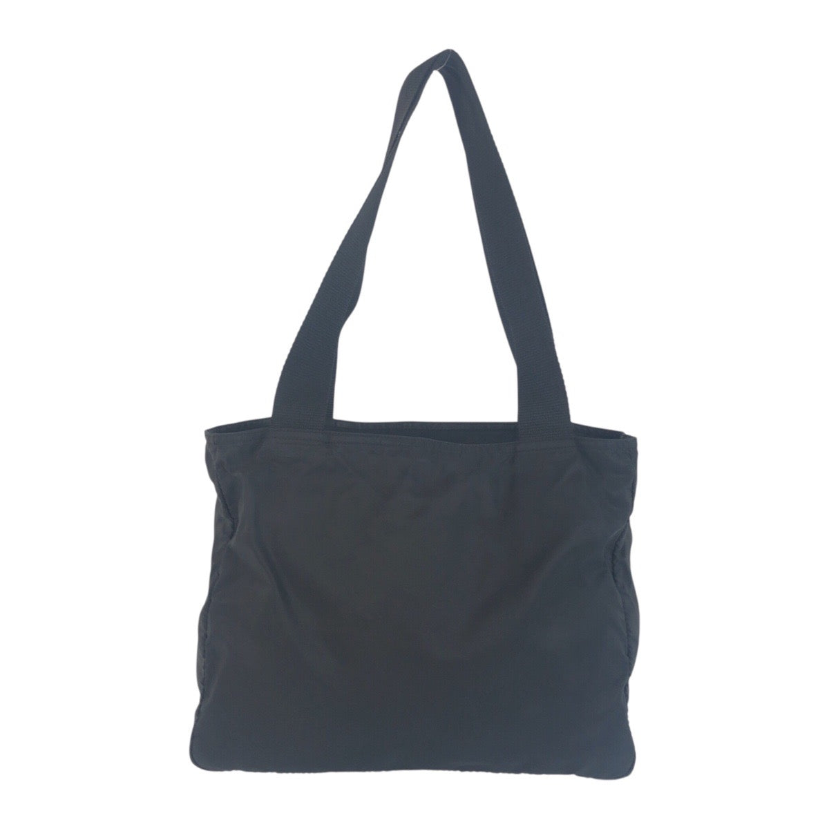 PRADA Tote Bag Nylon Black SilverMetal Test Triangle With logo - Style 6
