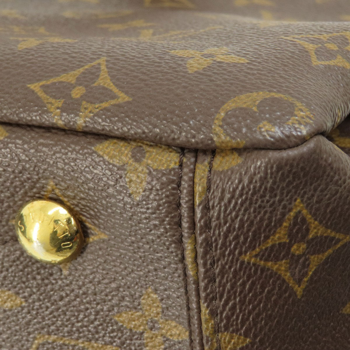 LOUIS VUITTON Handbag M41064 Monogram canvas Brown Pallas MM Monogram Women