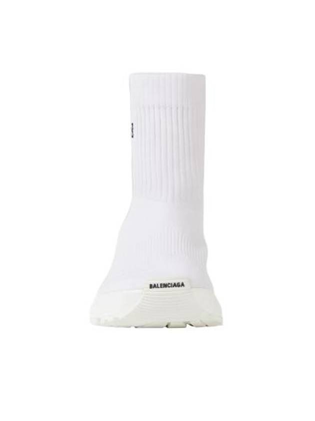 Luxury Balenciaga Trending 2025 Men's Speed 30 Knit High Top Sneakers White
