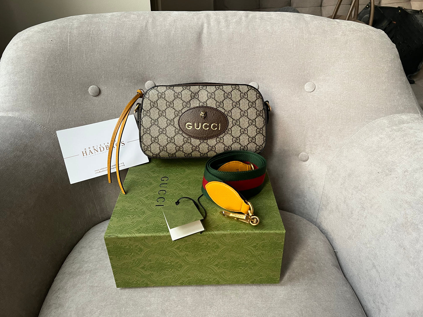 Gucci Neo  GG Supreme Messenger Bag (RRP £1060)